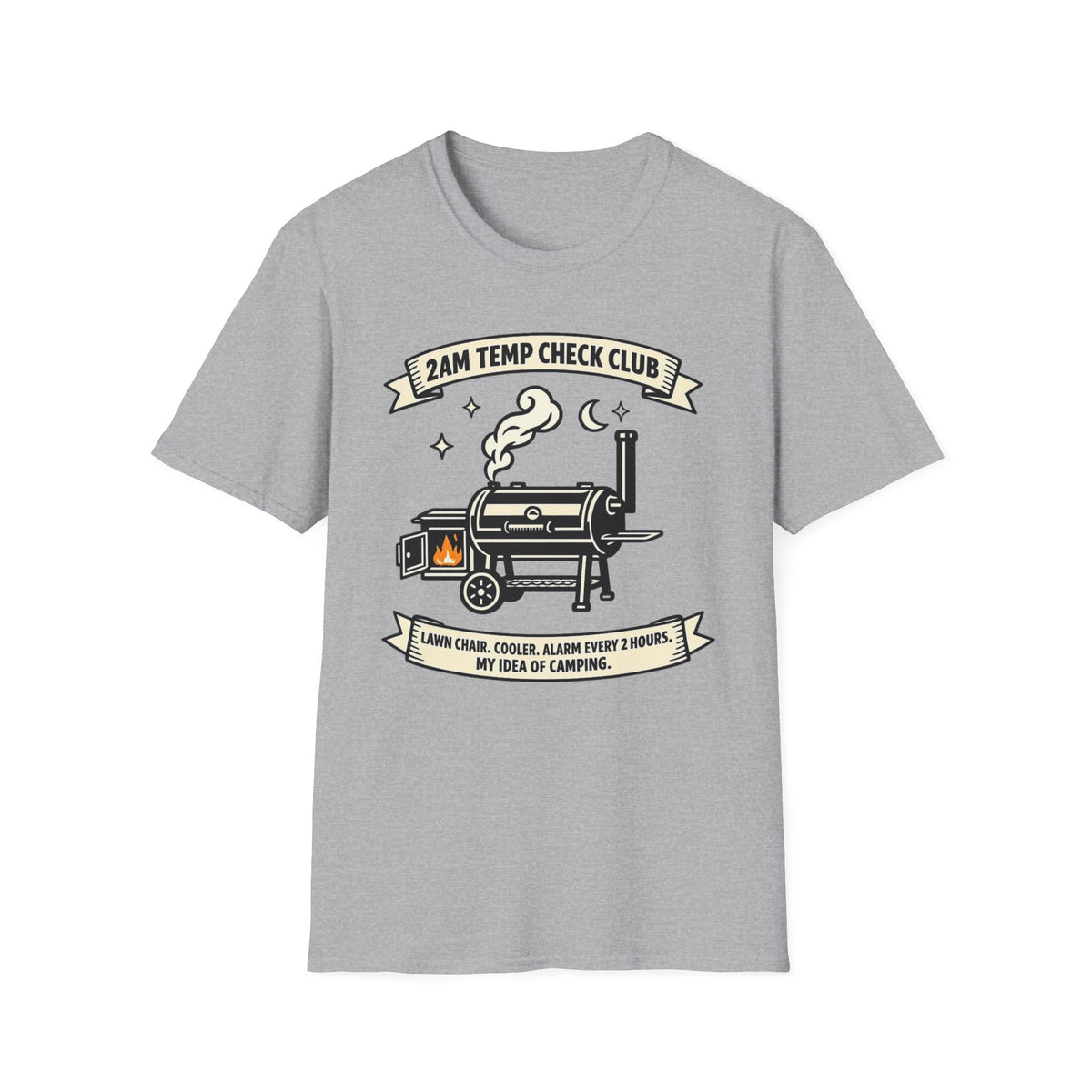 2AM Temp Check Club Shirt, Sport Grey, front flat lay