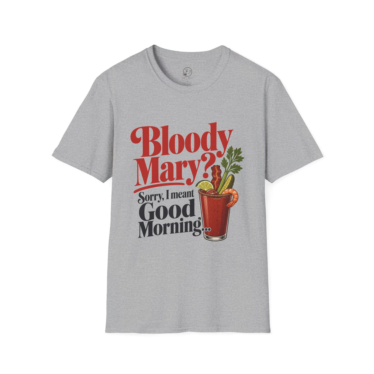 Bloody Mary Shirt, Sport Grey, front flat lay