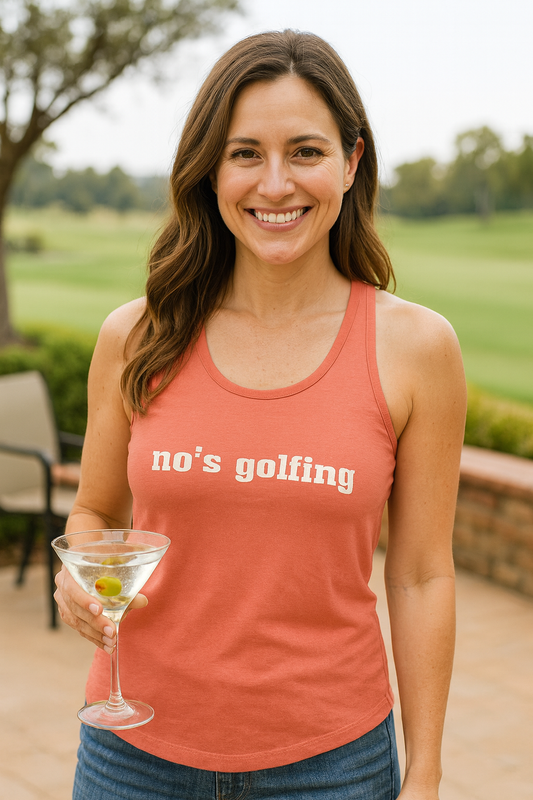 AI-generated lifestyle image of the Golf Widow Tank
