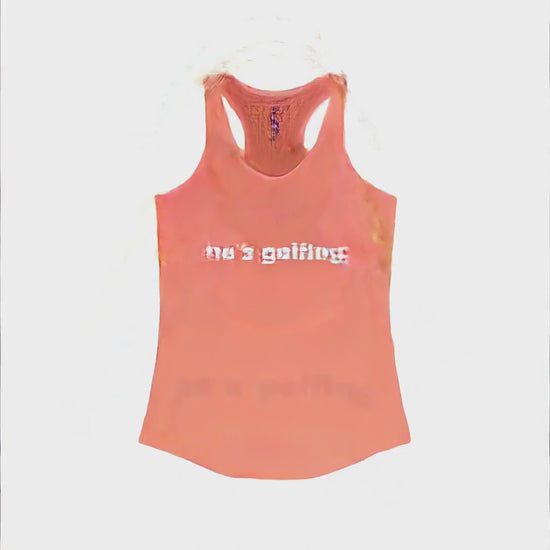 Golf Widow tank, He's Golfing funny tee