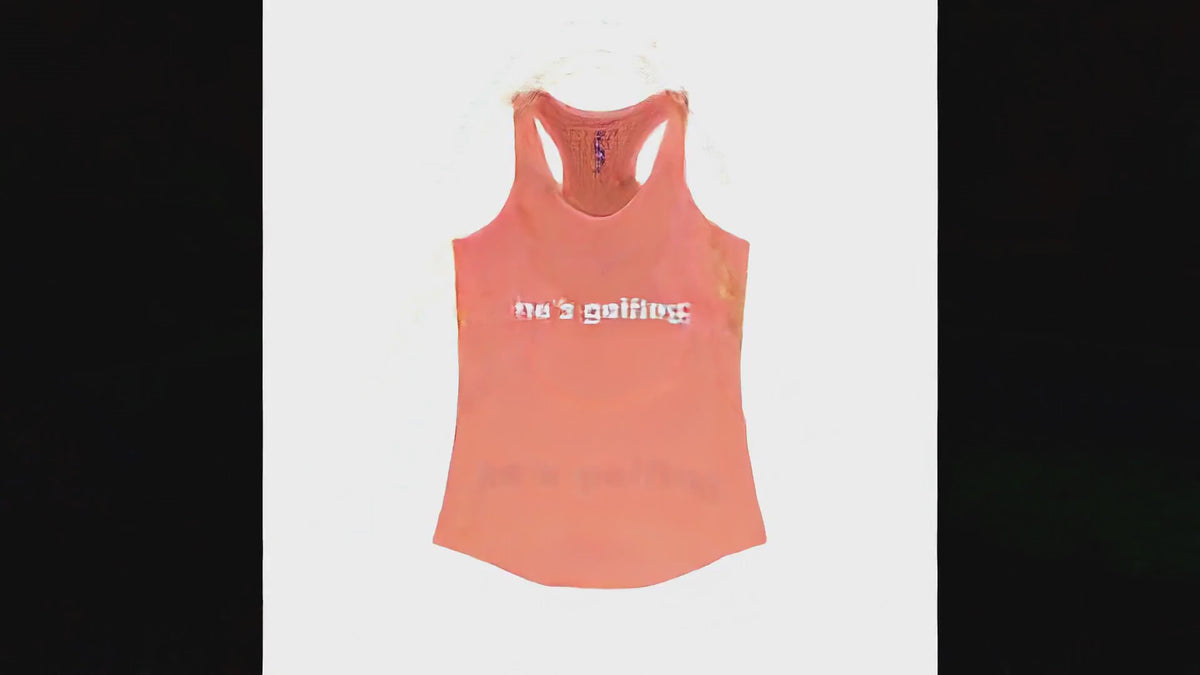 Golf Widow tank, He's Golfing funny tee